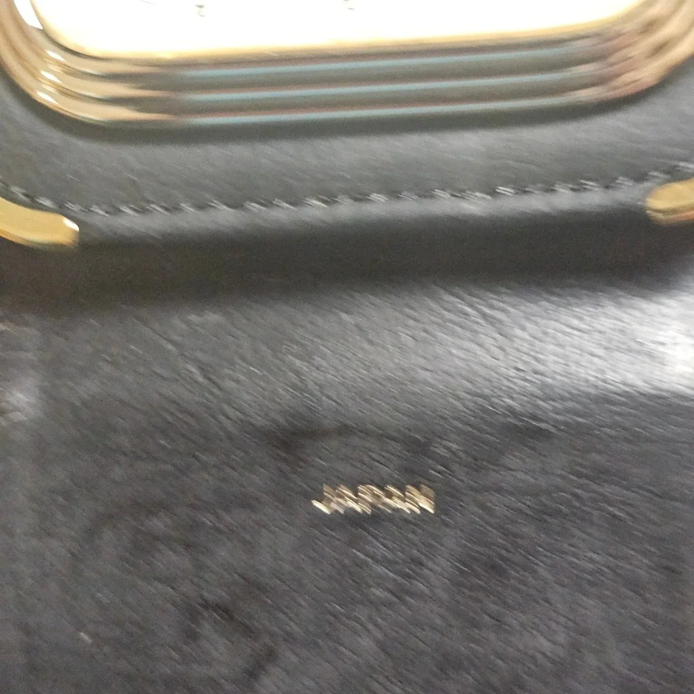 Vintage Seiko Decor Travel Alarm Clock Black Leather Case Roman Numeral Japan